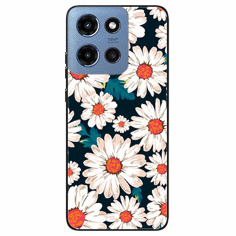 Phone Cases for Moto G 2025 5G Case Flowers Printing Silicone TPU Soft Covers for Motorola Moto G 2025 Back Shell For Moto G 5G