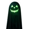 Halloween Ghost Decoration for Outdoor, Large Light Up Standing Ghost, Adjustable Spooky Black Ghost Decor for Porch, Yard Lawn