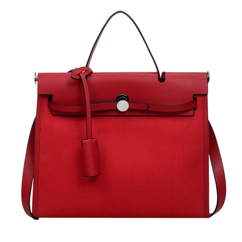 Summer New Foreign Style Texture Simple Trend Generous Bag Fashion Casual Fashion Women'S Shoulder Messenger Bag