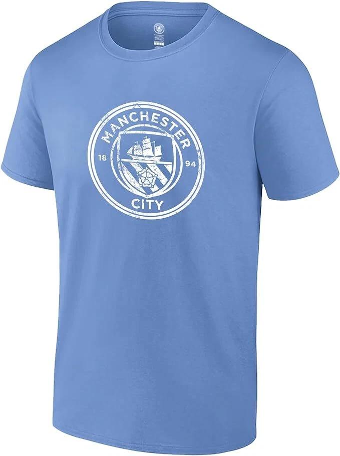 Manchester City Licensed Soccer T-Shirt Cotton Tee -11 2XL