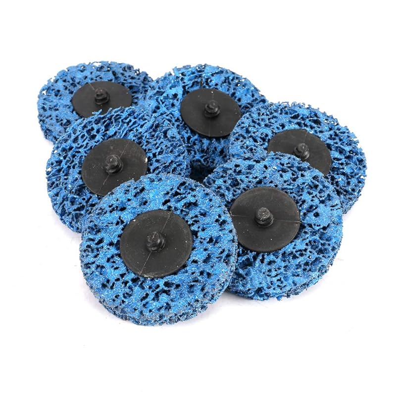 5pcs of 3 Inch Strip Disc Rust Removal Wheel Surface Conditioning Rust Paint Remove Clean Angle Grinder Disc Wheel (Black)