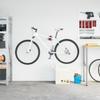 Fahrrad Reparaturständer Wandmontierbar Faltbar Rot & Schwarz Stahl