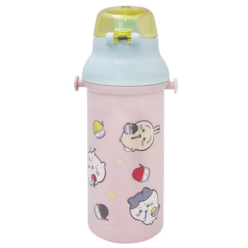 Skater Chikawa Water Bottle 480ml Children's Antibacterial Plastic Child Friendly Lightweight Made In Japan PSB5SANAG-A