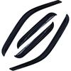 4pcs Side Window Deflectors Window Visors for Sun/Rain Guard Visor