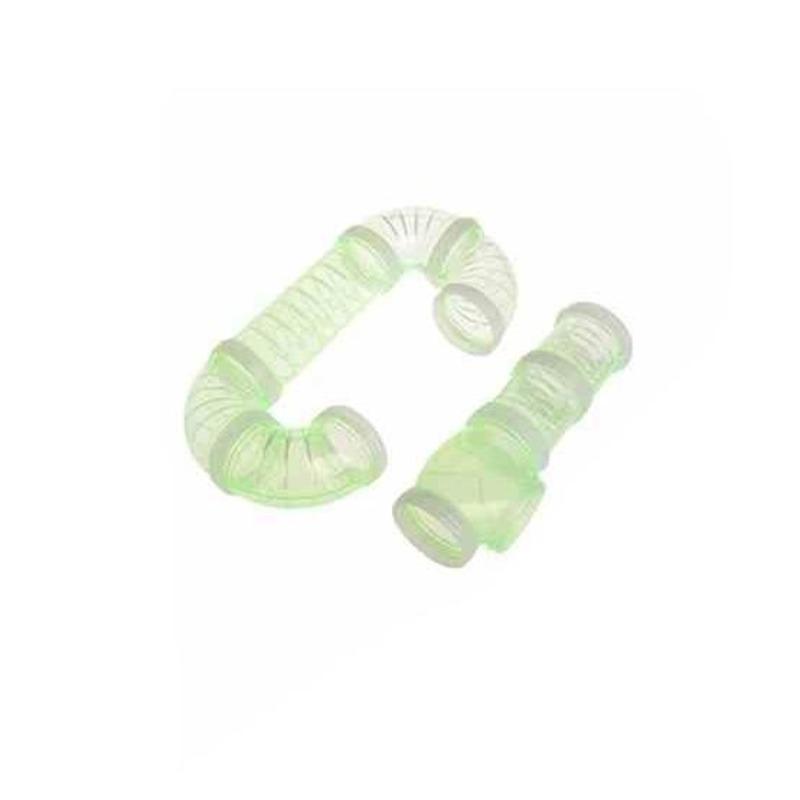 

U-образные пластиковые трубы для трубопровода, обучающая игра, подключенные внешние туннели, игрушка жёлтый