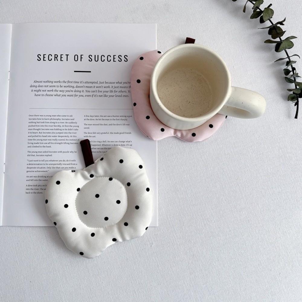 Fabric Material Cup Coaster Heat Resistant Coffee Hot Pad Desktop Ornaments Photography Props