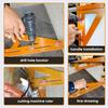 Right Angle 2-in-1 Triangle Ruler Protractor Scribing Ruler  Hole Positioning