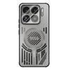 ABEEL For Xiaomi 15S Pro Magnetic Case Aluminium Alloy + PC + TPU Hollow Heat Dissipation Phone Cover