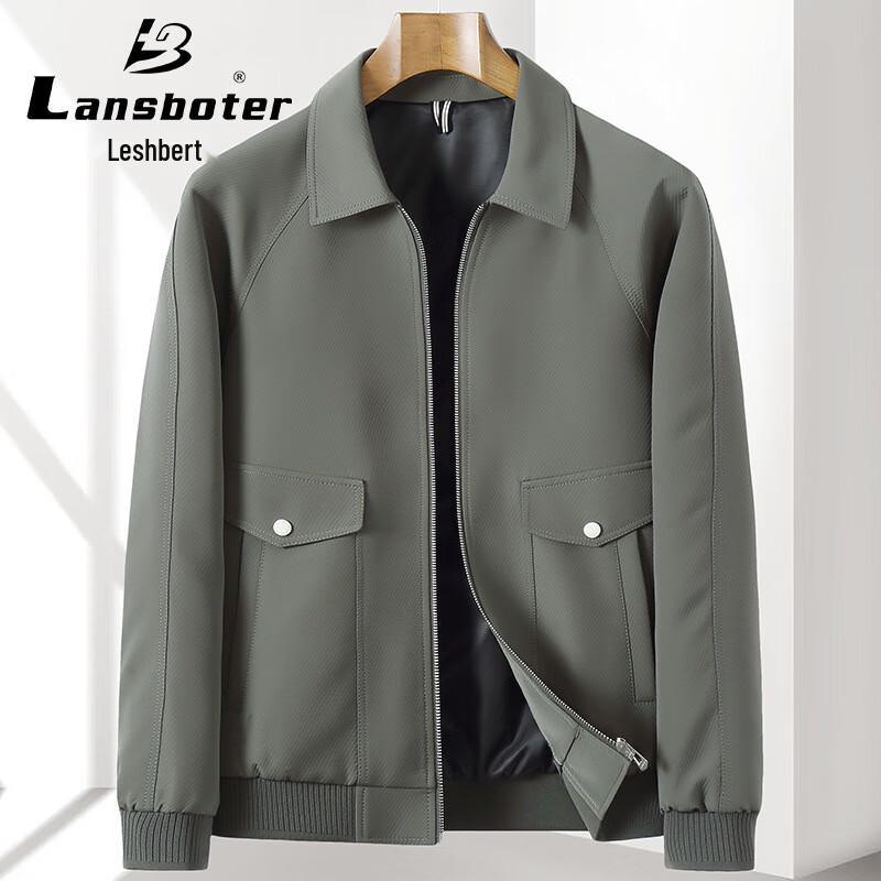 

Mu Qingqing Men s Lapel Work Jacket 170/M