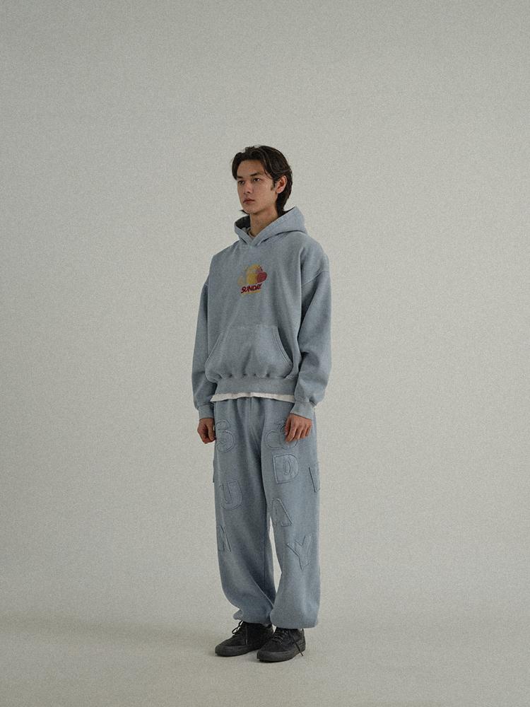 SUNDAY FRUIT MARKET Sunday Patch Sweatpant Skyblue
