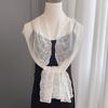 Soft Small Long Scarf Spring Summer Women Lace Shawl Sweet Thin Silk Scarf  Neck Protection