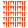 50pcs Multi-Color Mushroom Ball Nail Precise Swing Golf Tee Designed Golf Ball Pegs  Training Aid