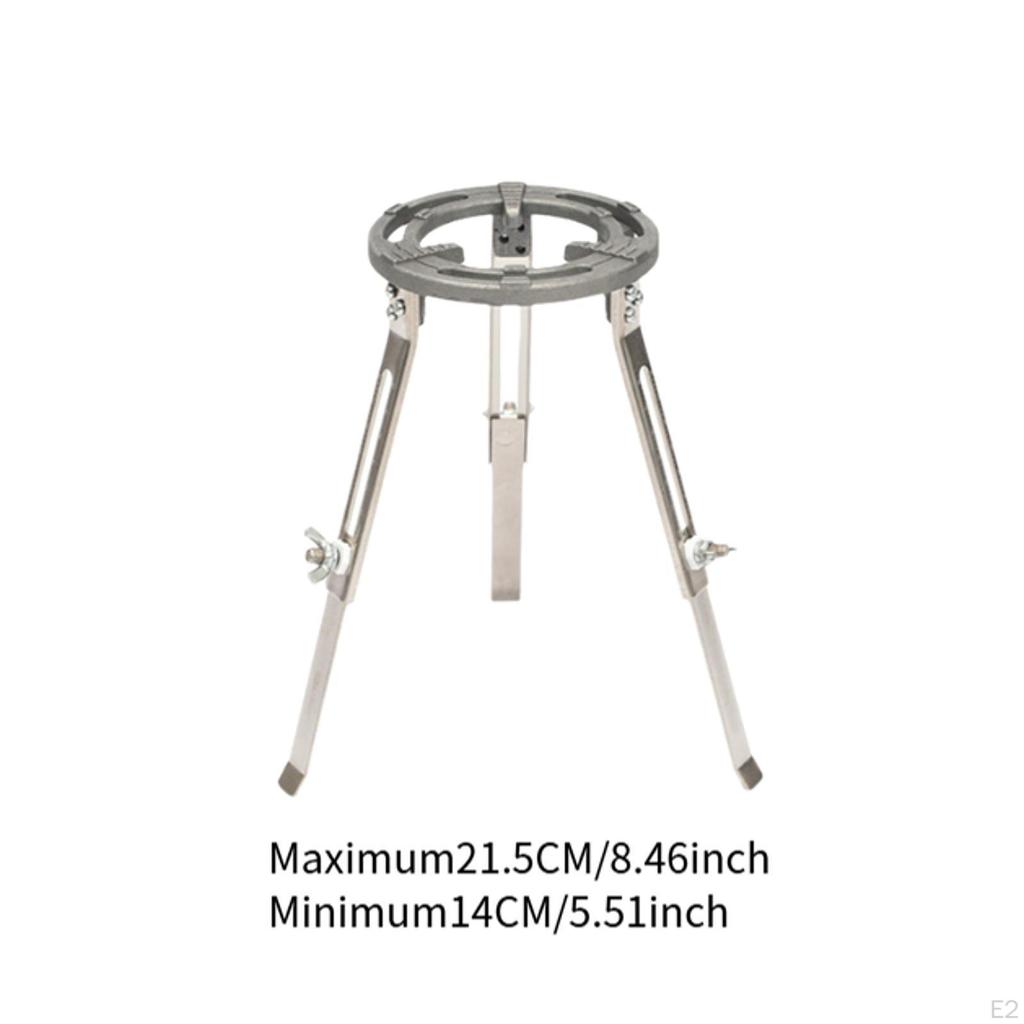 Stojak trójnożny do laboratorium chemicznego Lampa spirytusowa Stabilny Stojak Podtrzymujący do Ogrzewania Uchwyt