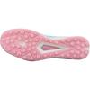 Li Ning TF Turf Firm Ground Cushioning, Wear Resistant Soccer Shoes Men's White Pink Blue YSTV0331