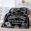 1PC Spirit Board Ouija Print Plush Blanket Perfect All Seasons Soft Comfortable Sofa Office Travel Festive Gift