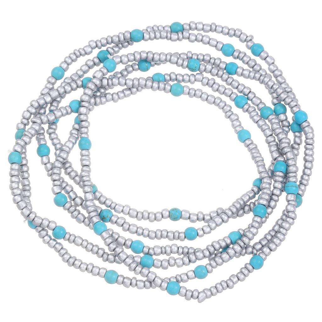 2026 Handmade Rice Beads Bracelet Set for Women Bohemian Style Elastic Stacking Creative Fashion Jewelry