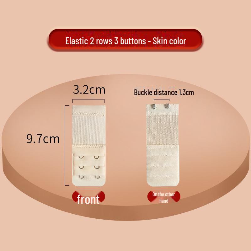 Extensie elastică pentru sutien cu cataramă din oțel inoxidabil - 2x3, 3x3, 4x4 rânduri