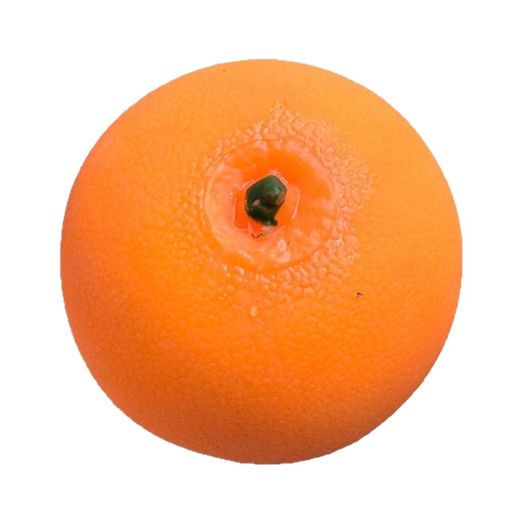 Faux Orange Stress Toy for Hand Fidgeting and Sensory Play
