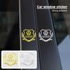 Car 3D Emblem Sticker Wheat Ear Shape Auto Door Side Window Body Styling For VW Passat B6 CC Eos Golf 4 5 6 7 MK7 PoloAL9 