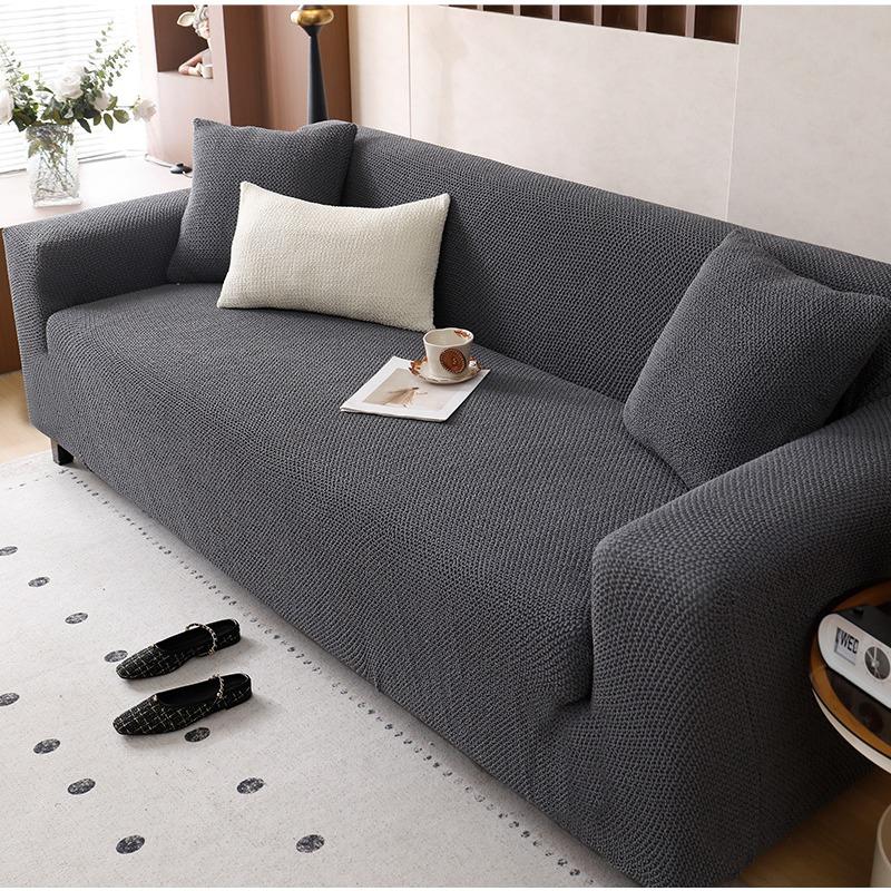 High End Cotton Gauze Bubble Sofa Cover All Inclusive Universal Cover New Elastic Non Slip Sofa Cushion