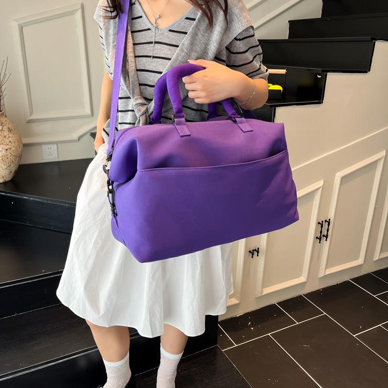Going out travel bag simple niche lightweight handbag bag new large-capacity storage luggage bag shoulder messenger bag