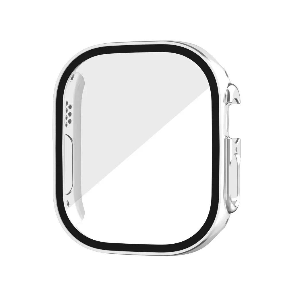 Glass+Case for Apple Watch Ultra 3 2 49mm Screen Protector Frame Cover for iWatch ultra 49 Tempered Protective 49MM Accessories