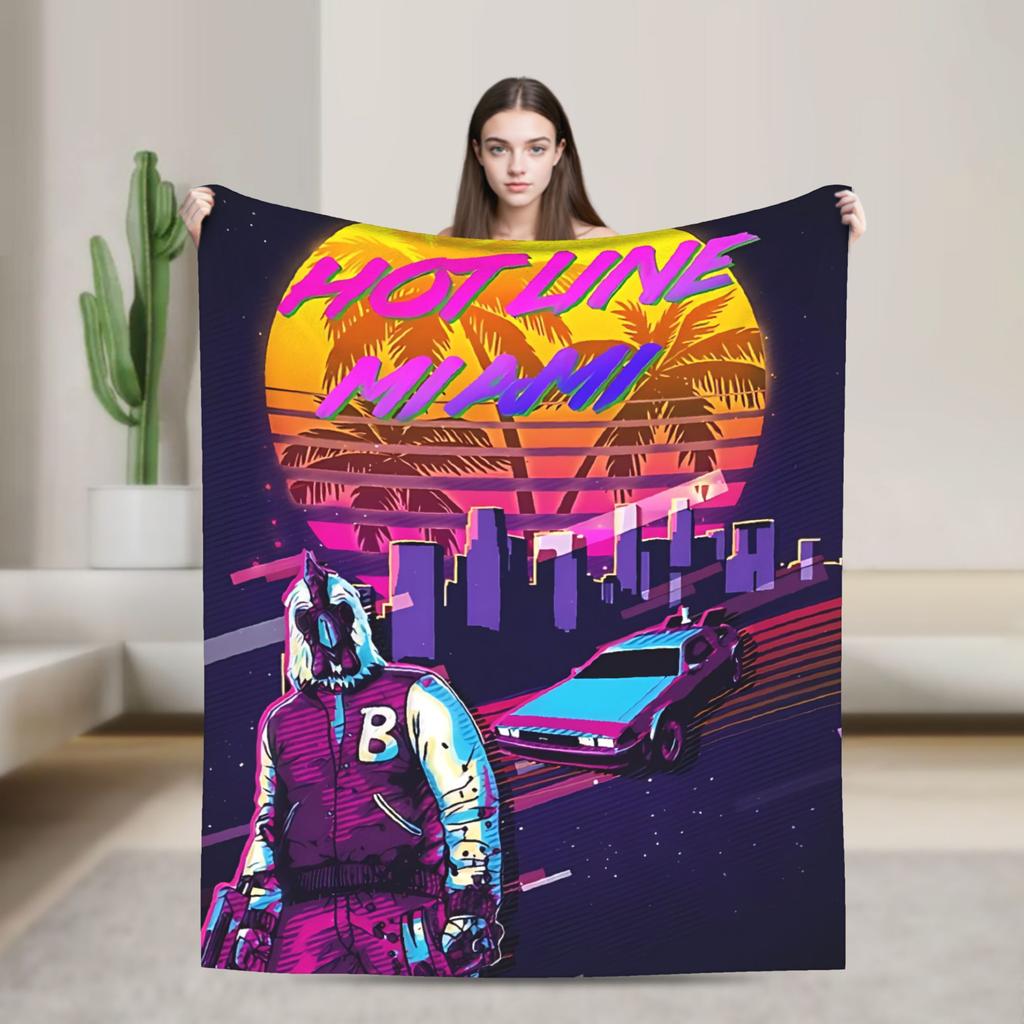 Invader Zim Movie Blanket  Soft Aesthetic Plush Throw Blanket For Bedroom Airplane Travel Flannel Bedspread Bed Cover