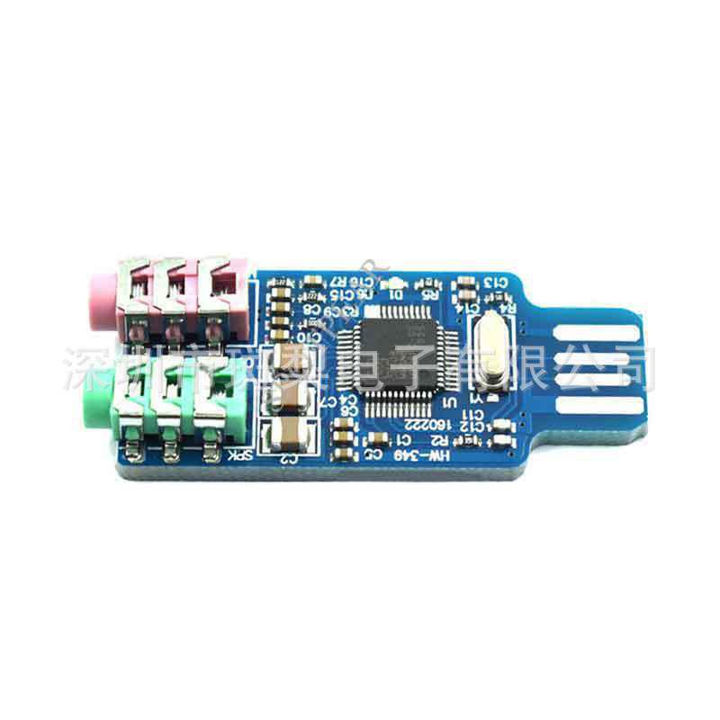 CM108 Plug-and-Play USB-Soundkarte: Externes treiberloses Audiomodul für PC/Laptop