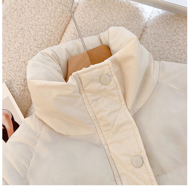 Trendy Academic Style Women's Winter Stand Collar Short Cotton Jacket 2025