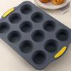 Silicone Silicone Cake Mold Reusable Mini Baking Molds Silicone Muffin Tray  Homemade Bread