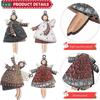 WTEMPO Christmas Dancing Angel Decor Doll Pendants Christmas Tree Hanging Ornaments Indoor & Outdoor Holiday Decoration Christmas Party Decoration