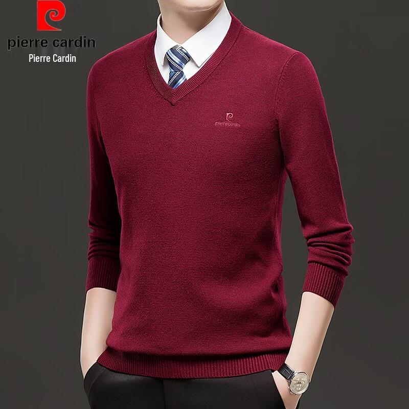 Pierre Cardin Premium Men's V-Neck Knit Sweater