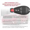 Uncut Car Key Keyless Entry Remote Fits for 08-14 Dodge Challenger Charger, 2008