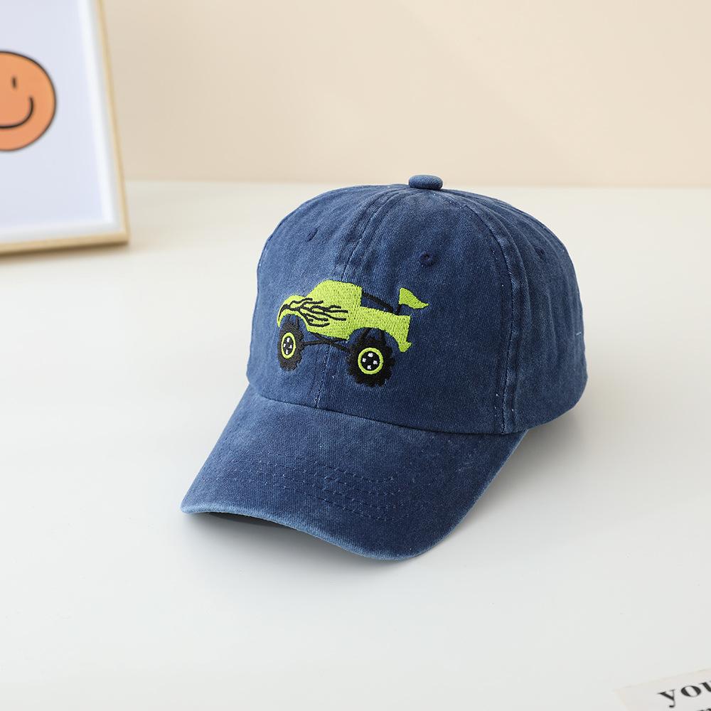 JYL TS DIY Pickup Truck Kids Cap Washed Vintage Baseball Hat Cotton