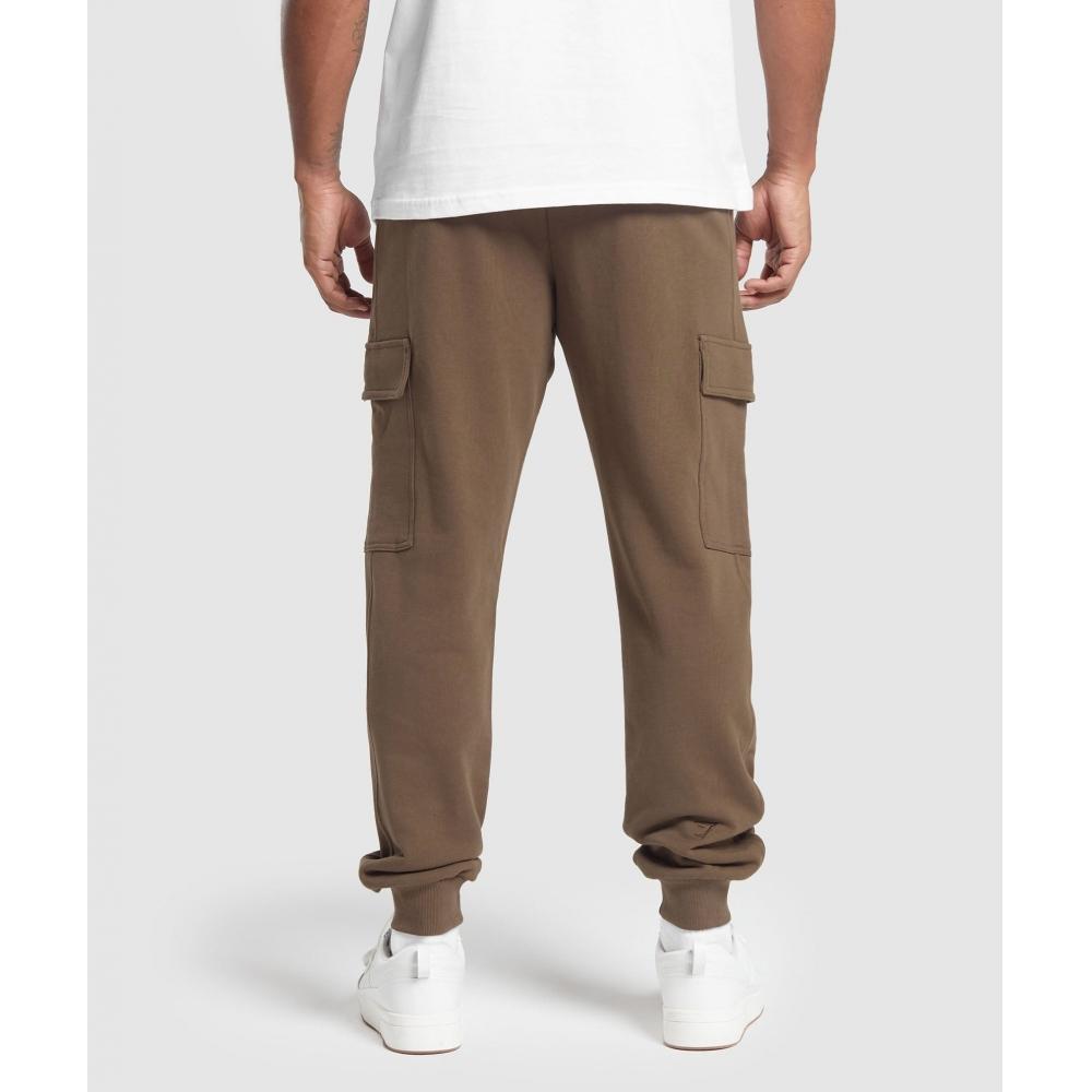 Gymshark Rest Day Essentials Cargo Joggers Penny Brown A6a2g Nbzm