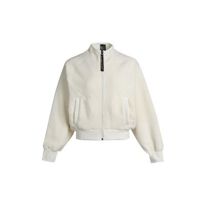 Coprispalle Maglia Sportivo Casual Giacca Calda Donna Capispalla Bianco Latte GH7364