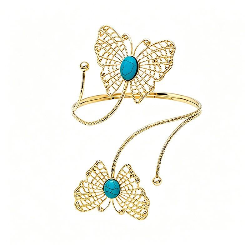 Boho Arm Cuff Open Adjustable Upper Arm Bracelet Bangle Beach Party Jewelry For Women