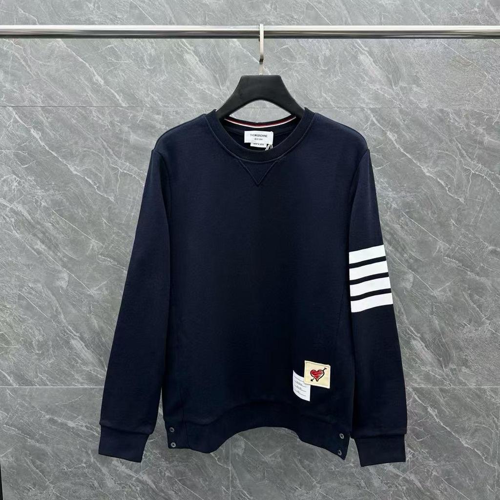 Autumn/Winter Qixi Limited Terry Cloth Striped Hoodie Sweatpants Jacket Set for Men & Women