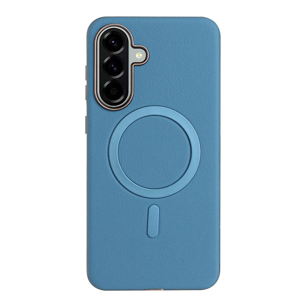 For Samsung Galaxy A36 5G Case BINFEN COLOR BF40 Magnetic Case Electroplated PU + TPU Phone Back Cover