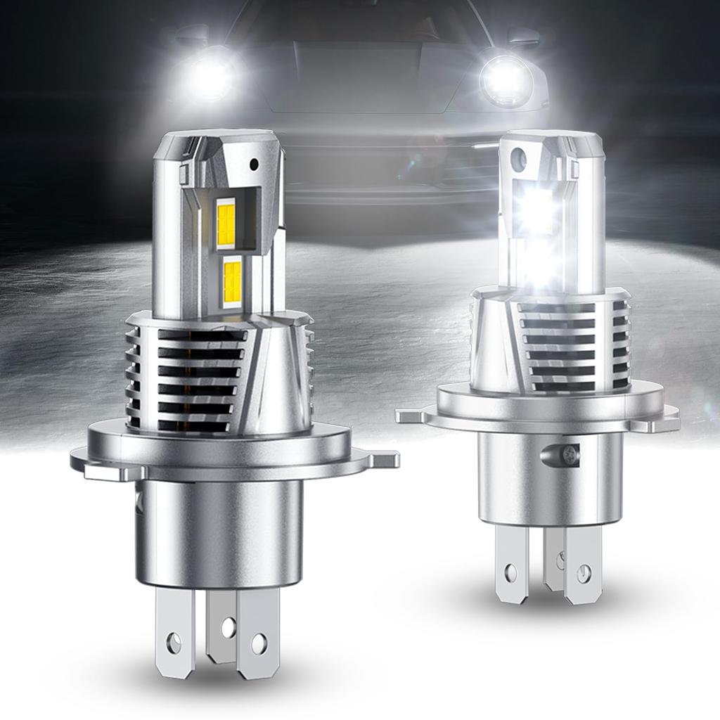 SEALIGHT H4 LED Headlights Realistic Compatible with 12V and Equipped with Constant Current Compatible with Large New Vehicle Inspection Easy High