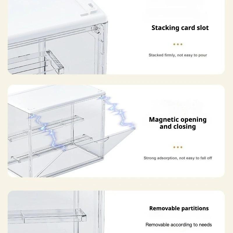 Acrylic Organizer for Collectible Figure and Blind Box Toy Large-Capacity High Definition Transparent Miniature Display Shelves