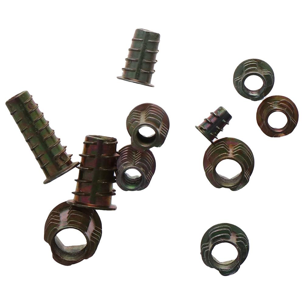

265 PCS Metric Furniture Bolt Fastener M4/M5/M6/M8/M10 Connector Screw Inserts Wood Furniture