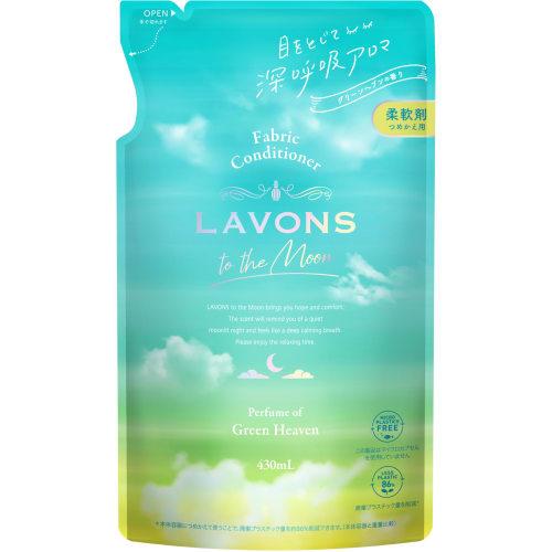 

Lavons To the Moon Fabric Softener, Green Heaven Scent, Refill, 430ml