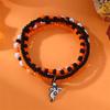 Halloween Beaded Bracelets Set  Pumpkin Skull Bracelets for Women Jewelry Gift