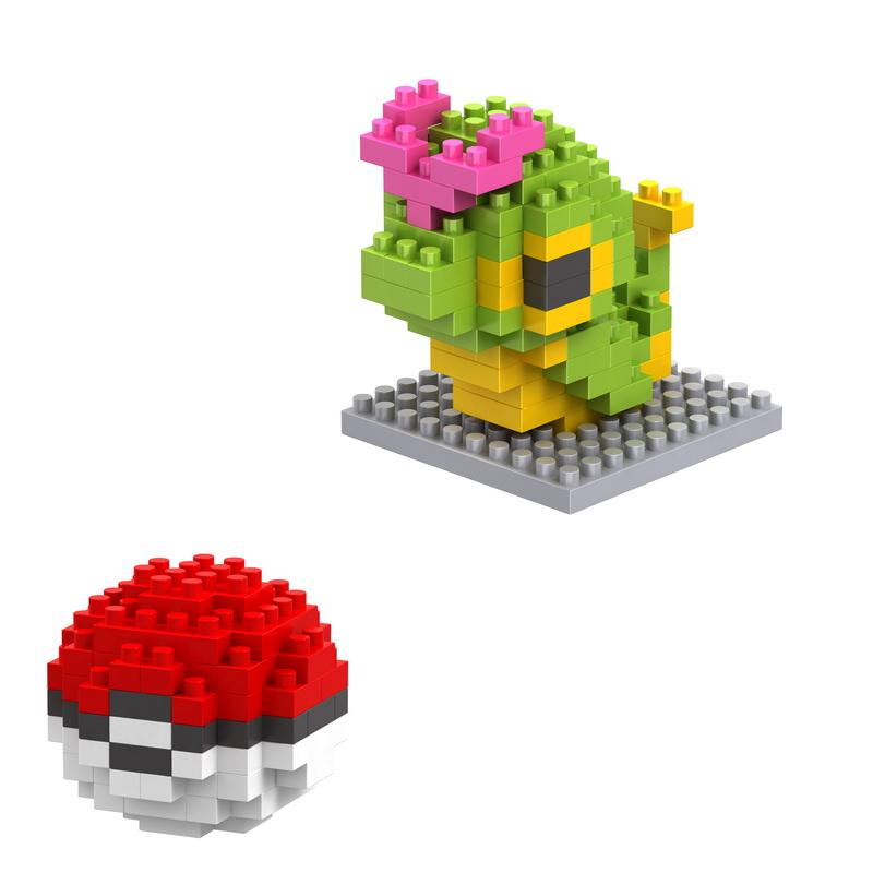 Funny Joy Pokmon Building Blocks Assembly Anime Picachu Charizard Doll Charmander Gengar Bulbasaur Bricks Toy for Kid Gift