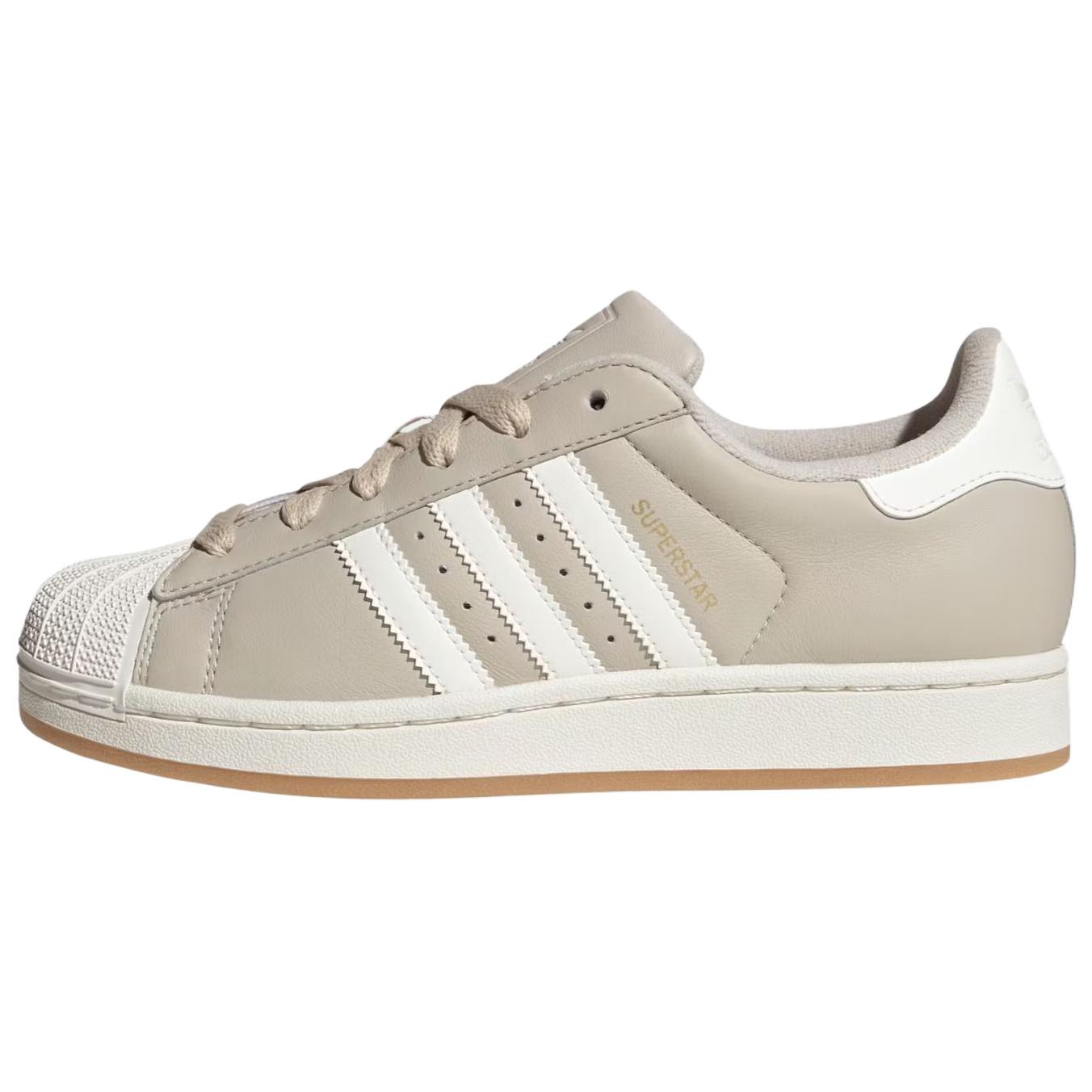 Adidas Originals Superstar 2 Comfortable Fit Skate Shoes Women Sneakers Beige IH4145 40