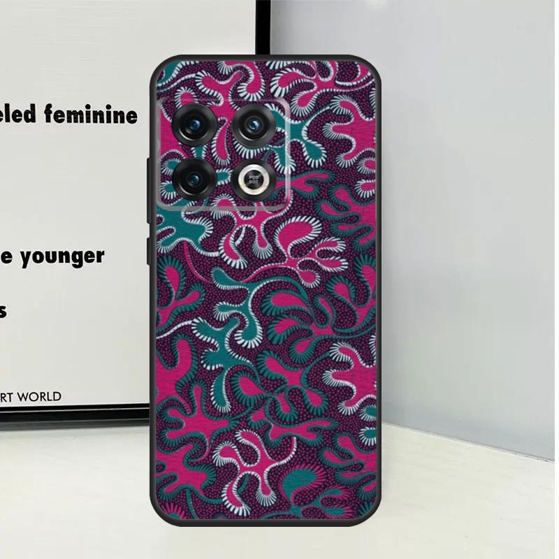 African Fabric Print For OnePlus Nord 5 CE 4 2 3 Lite N20 N30 Case For OnePlus 15R 13R 12R 13 12 11 10 Pro 10T 13T