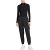 Nike Crop Tops Women's Black Crew Neck Moderate DV7881-010