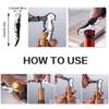 MAEXUS Can Opener and Bottle Opener Set Ideal for the Elderly and Those with Weak Hands Includes Rubber Pad Bottle Opener and Wine Cap Opener