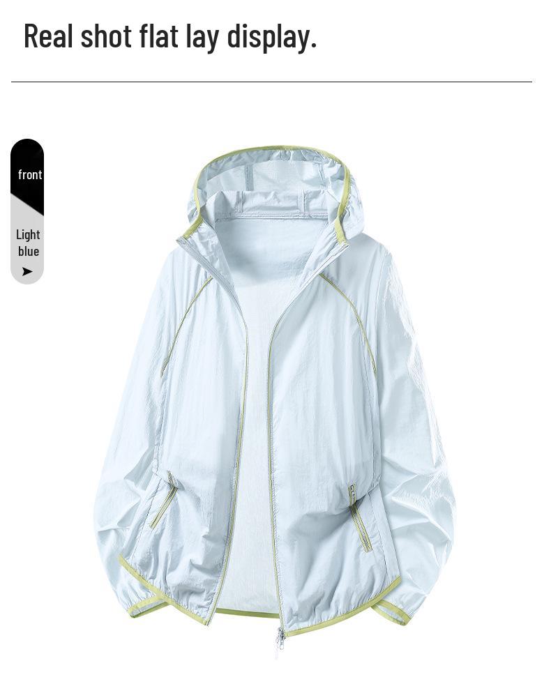 2026 Ice Silk Couples' Sun Protection Jacket - Summer UV-Resistant, Breathable and Stylish.